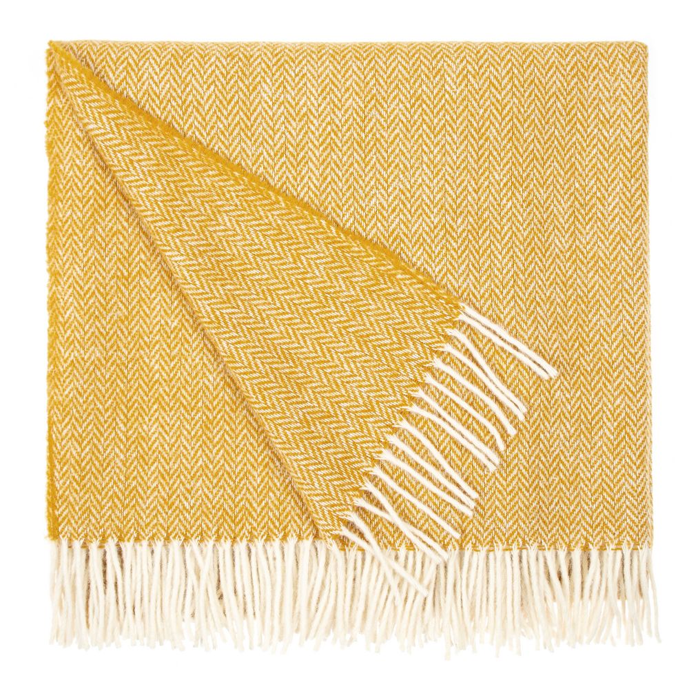 Плед Bilbo, горчичный — изображение 2