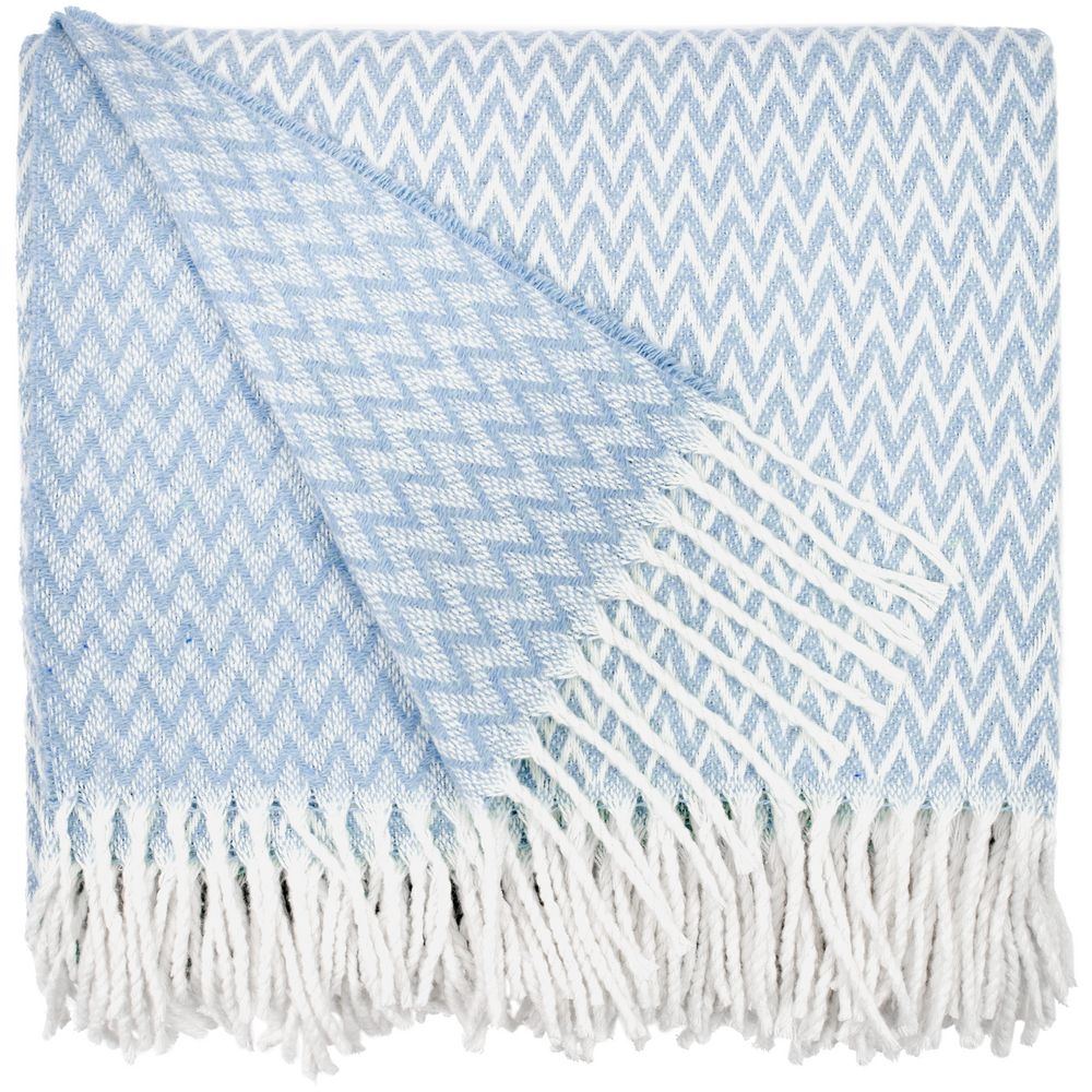 Плед Sagunt, светло-синий — изображение 2