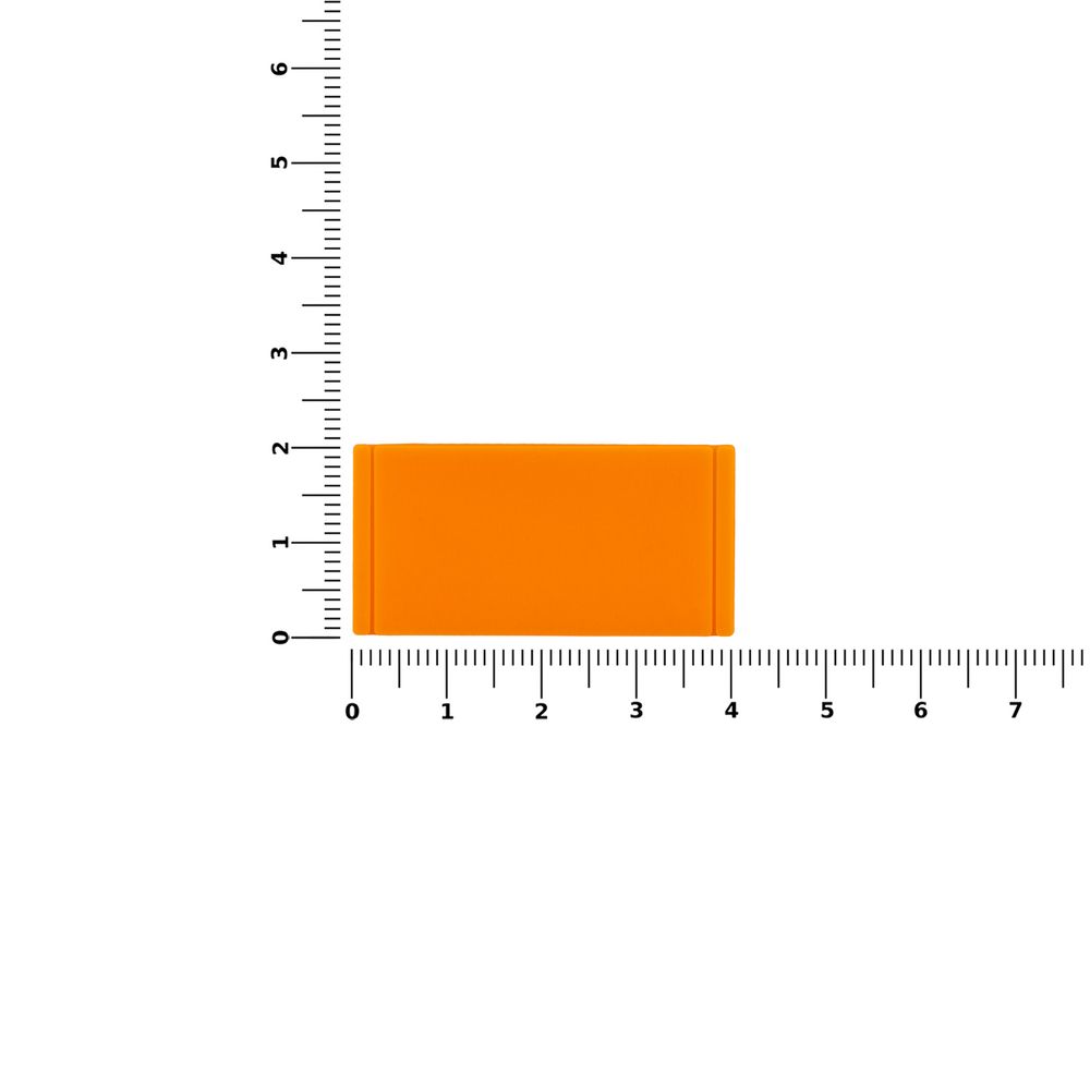 Лейбл из ПВХ Dzeta, S, оранжевый неон — изображение 3