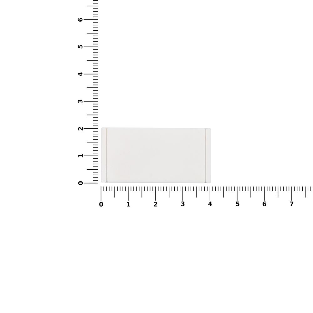 Лейбл из ПВХ Dzeta, S, белый — изображение 3