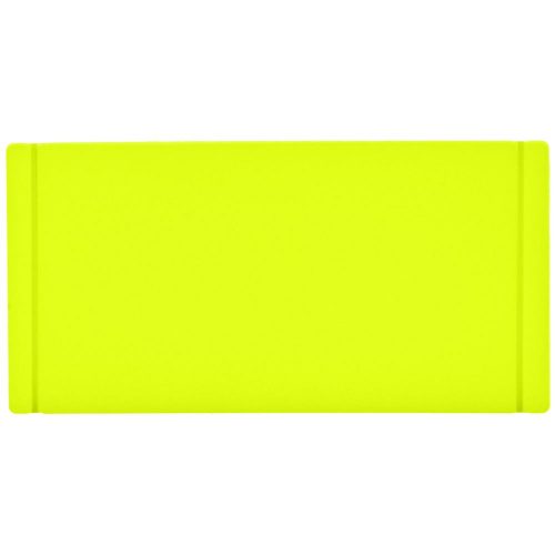 Лейбл из ПВХ Dzeta, S, желтый неон