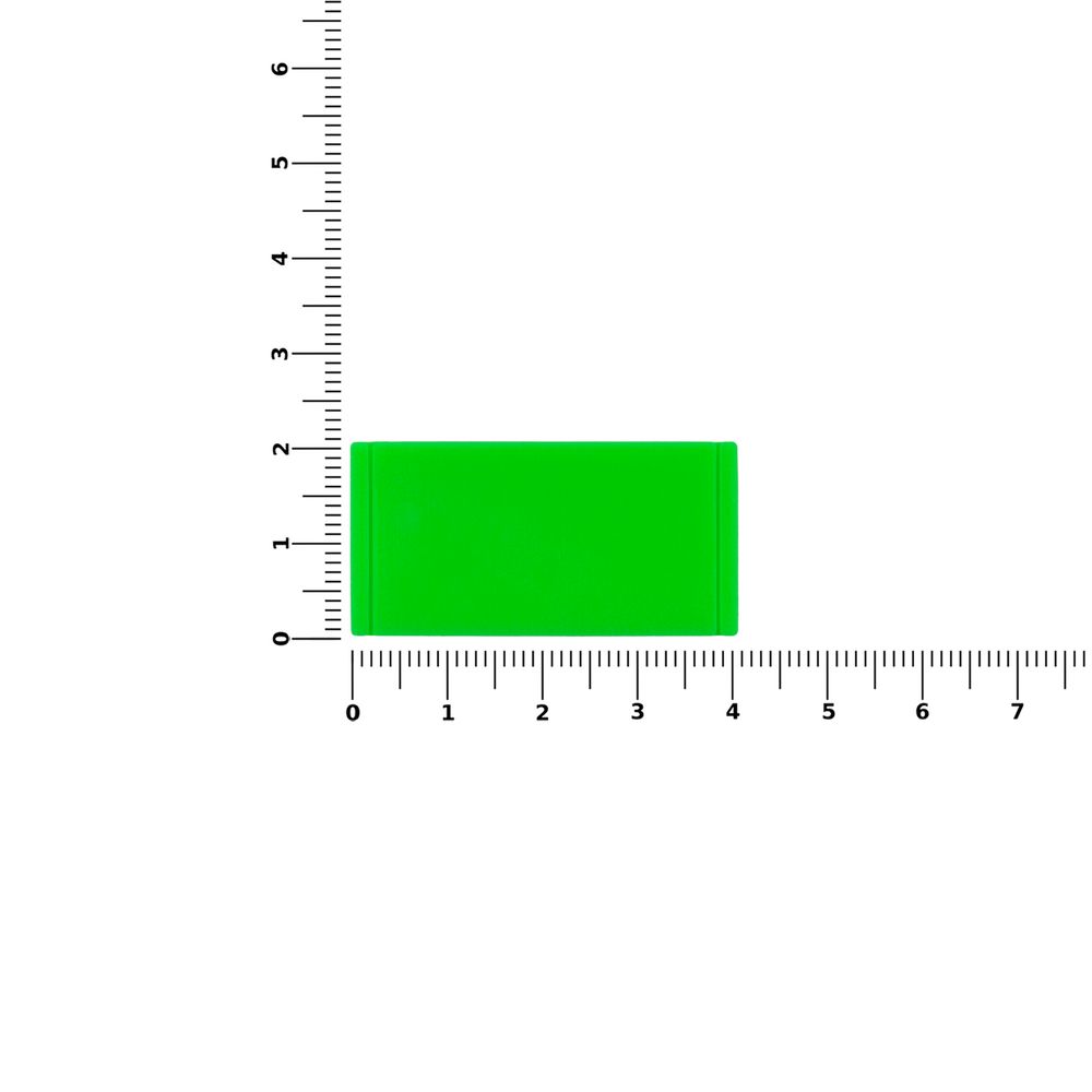 Лейбл из ПВХ Dzeta, S, зеленый неон — изображение 3