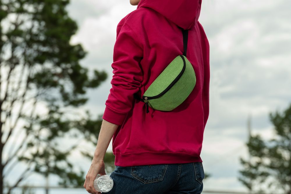 Поясная сумка Handy Dandy, зеленая — изображение 5