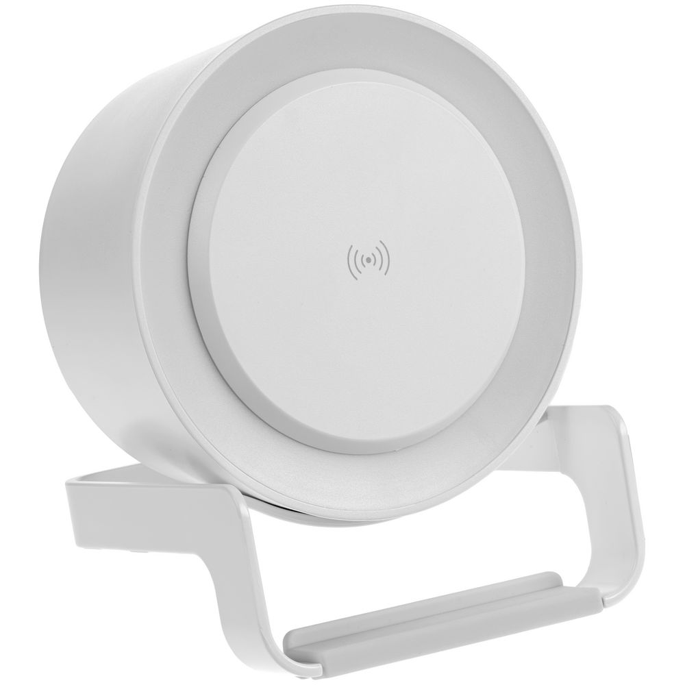 Лампа с колонкой и беспроводной зарядкой moonLight, белая — изображение 3