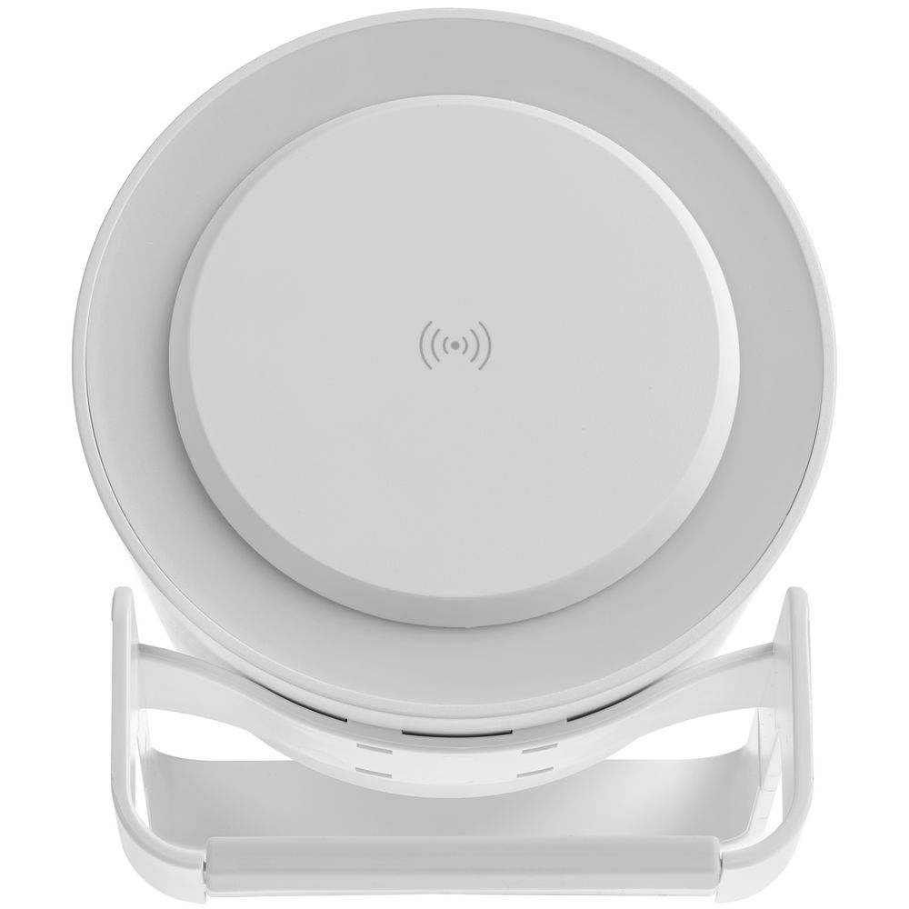 Лампа с колонкой и беспроводной зарядкой moonLight, белая — изображение 4