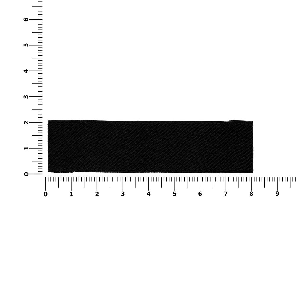 Лейбл тканевый Epsilon, S, черный — изображение 4