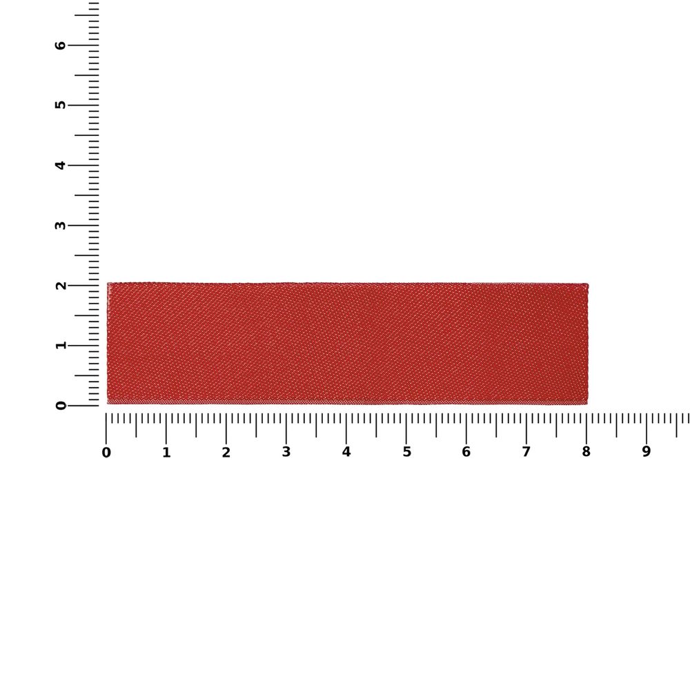 Лейбл тканевый Epsilon, S, красный — изображение 4