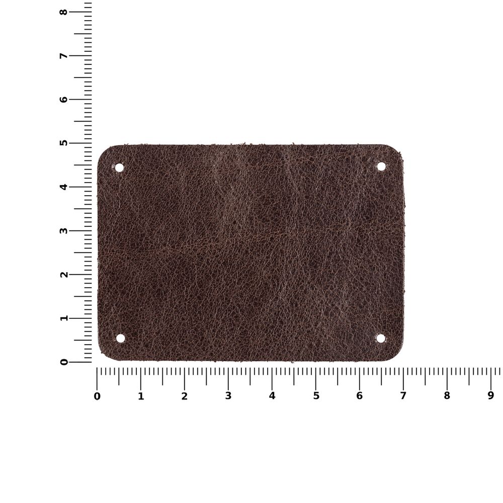Лейбл кожаный Beta, XL, коричневый — изображение 4