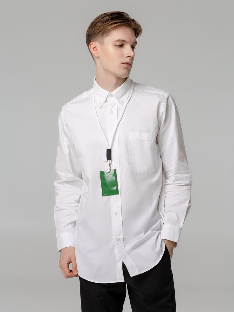 Шнурок для бейджа Tube Long, белый — изображение 5