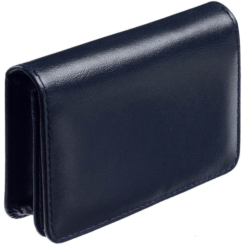 Футляр для карточек и визиток Signature, синий — изображение 3