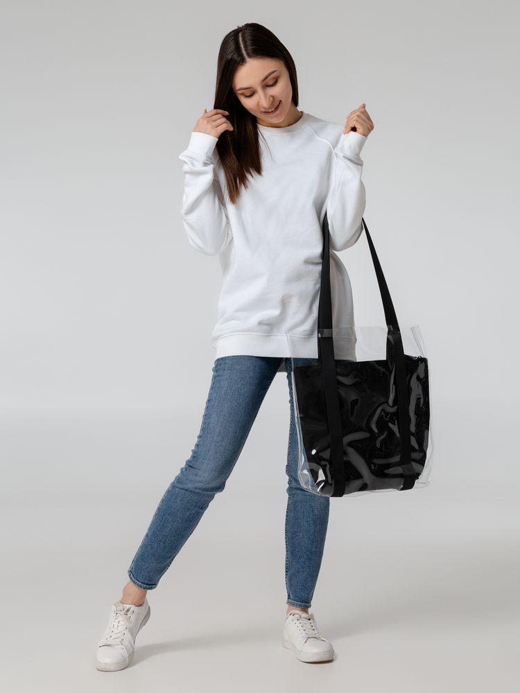 Шопер Clarity с черным органайзером, прозрачный — изображение 9