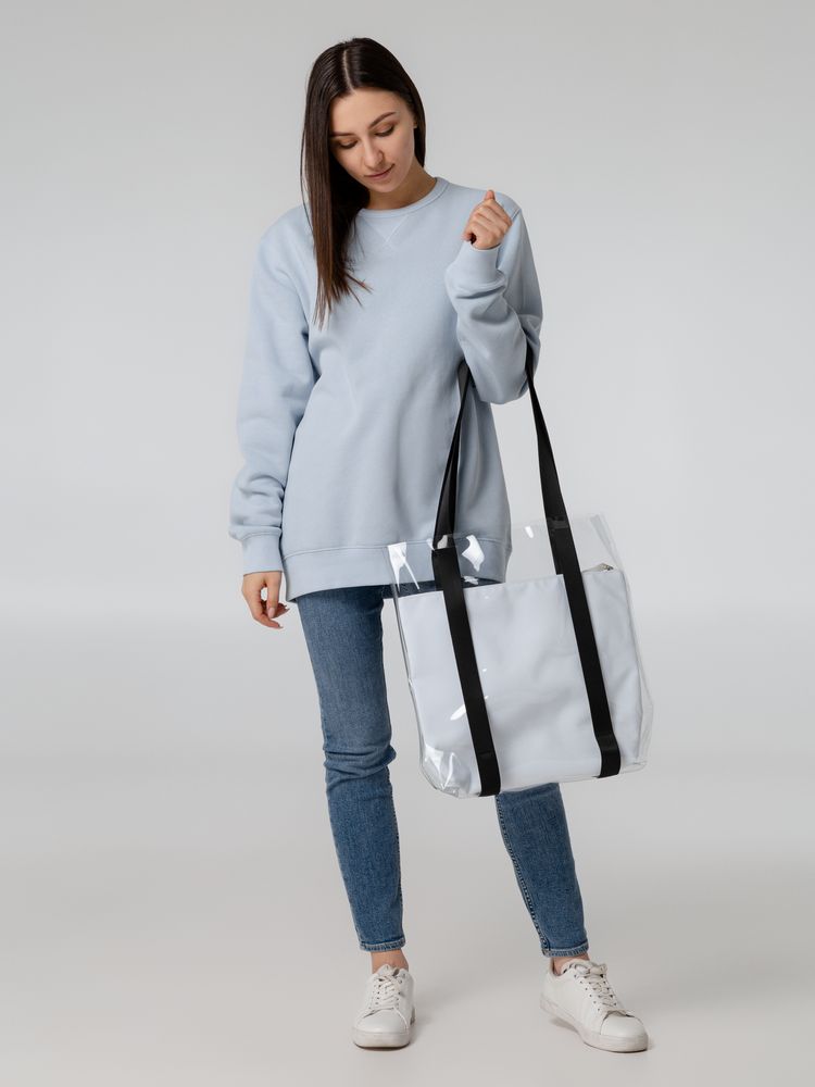 Шопер Clarity с серым органайзером, прозрачный — изображение 5