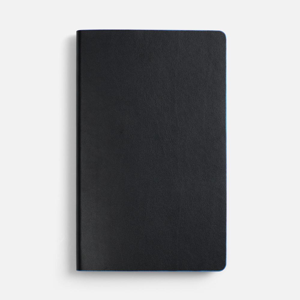 Ежедневник Trait, недатированный, черный с голубым — изображение 5