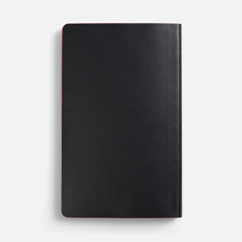 Ежедневник Trait, недатированный, черный с красным — изображение 6