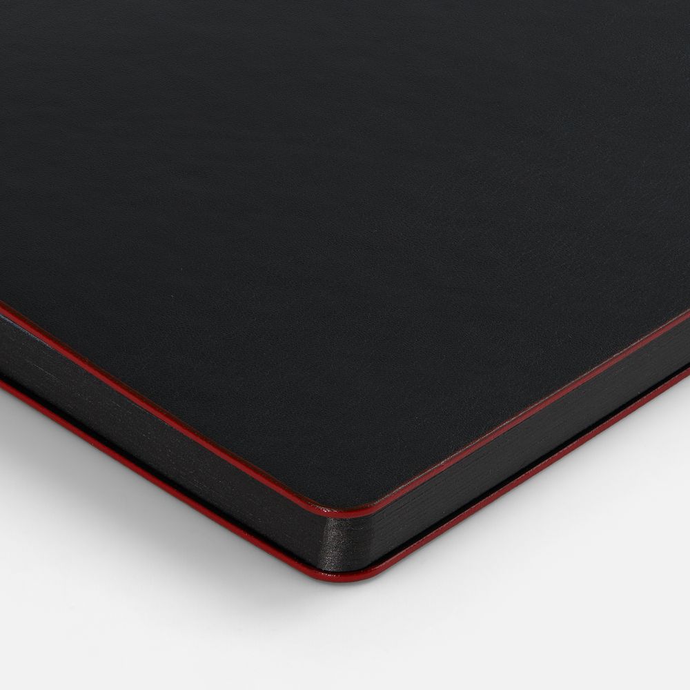 Ежедневник Trait, недатированный, черный с красным — изображение 9