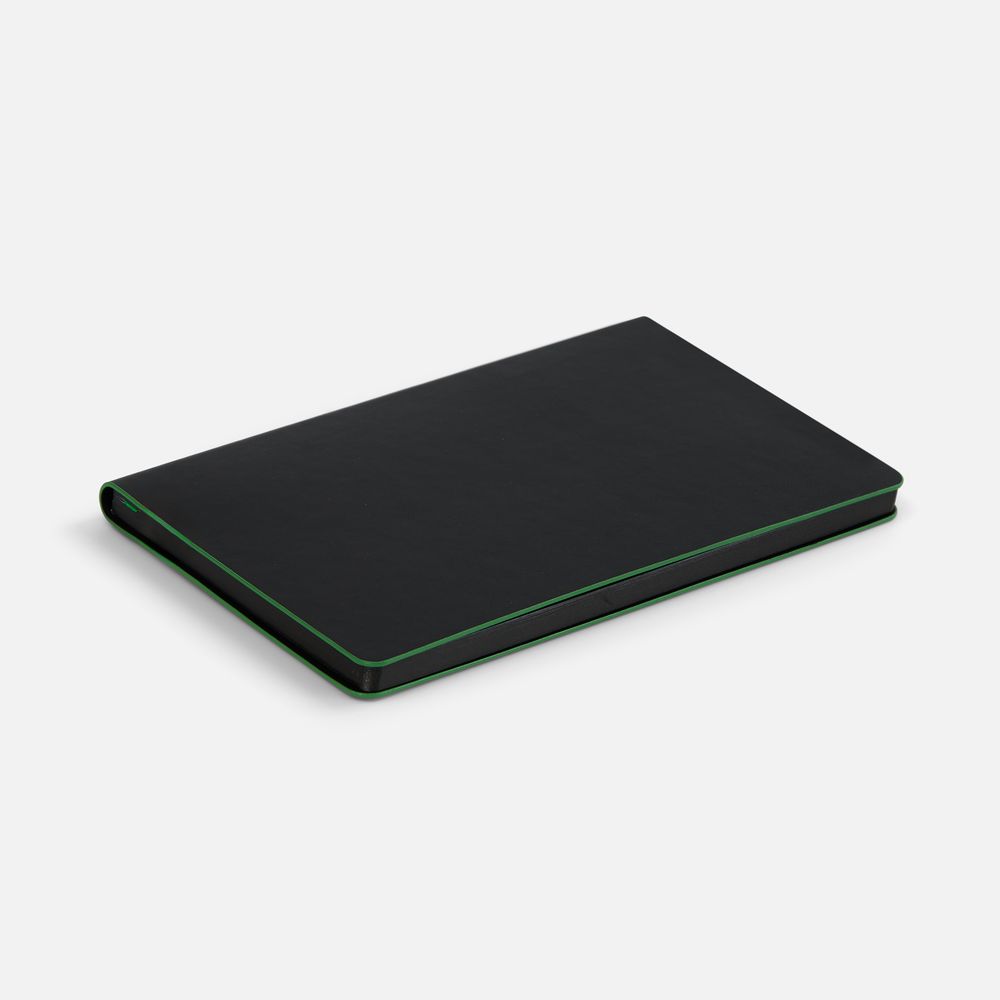 Ежедневник Trait, недатированный, черный с зеленым — изображение 4