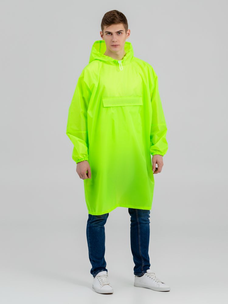 Дождевик-анорак Alatau, желтый неон, единый размер — изображение 5