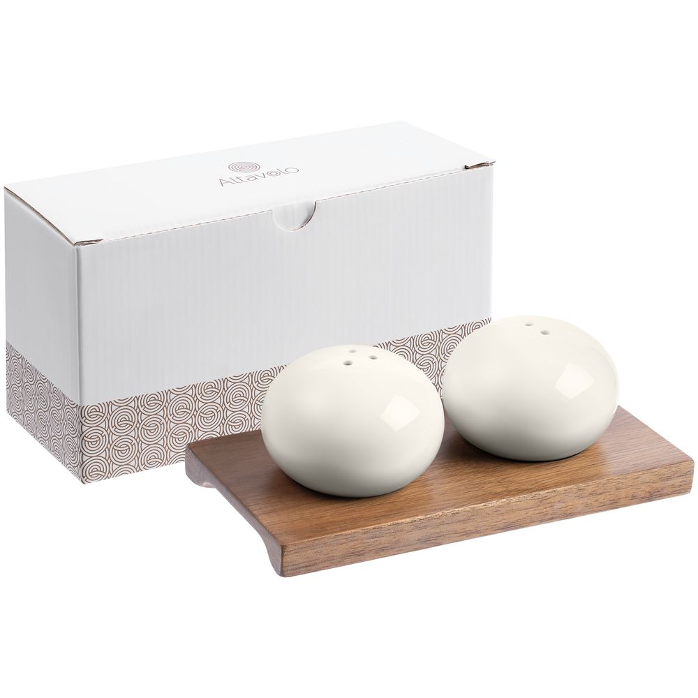 Набор из солонки и перечницы Piacente, белый — изображение 8