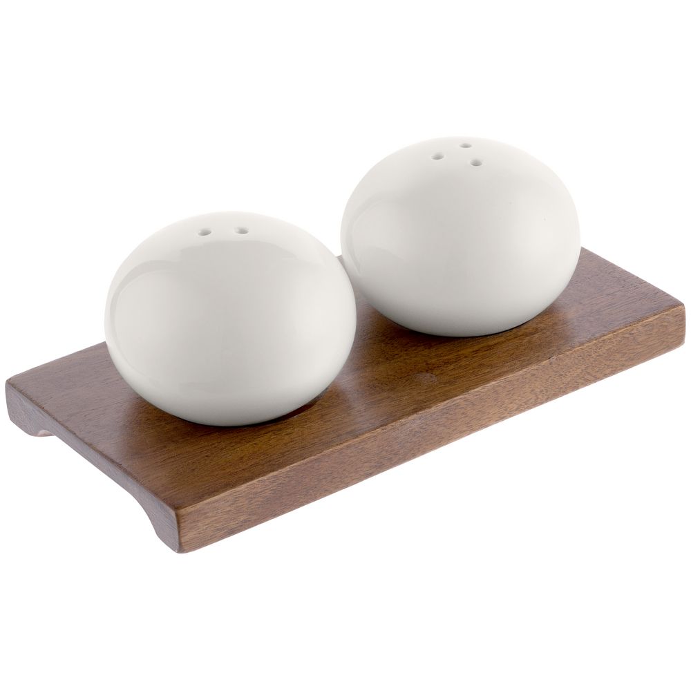 Набор из солонки и перечницы Piacente, белый — изображение 2