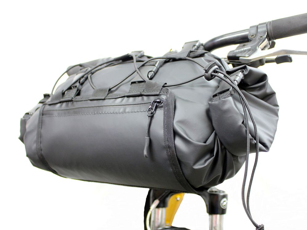 Сумка на руль BikePaсking 12, черная — изображение 6