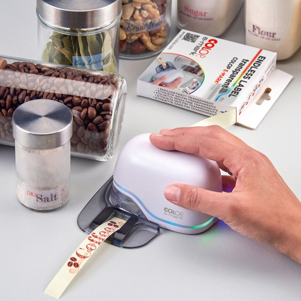 Клейкая лента для принтера Colop e-mark, прозрачная — изображение 3