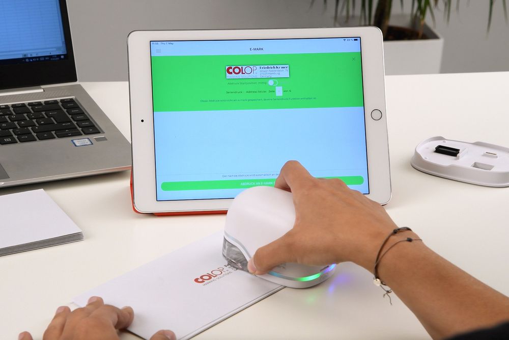 Мобильный принтер Colop E-mark, белый — изображение 7