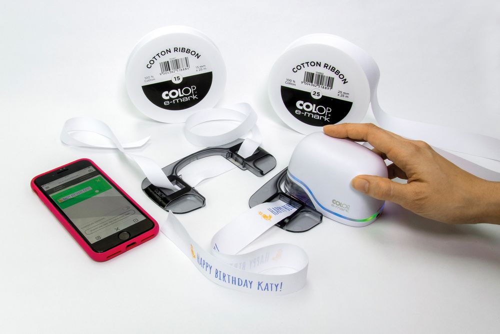 Лента Colop E-mark 15, белая — изображение 4