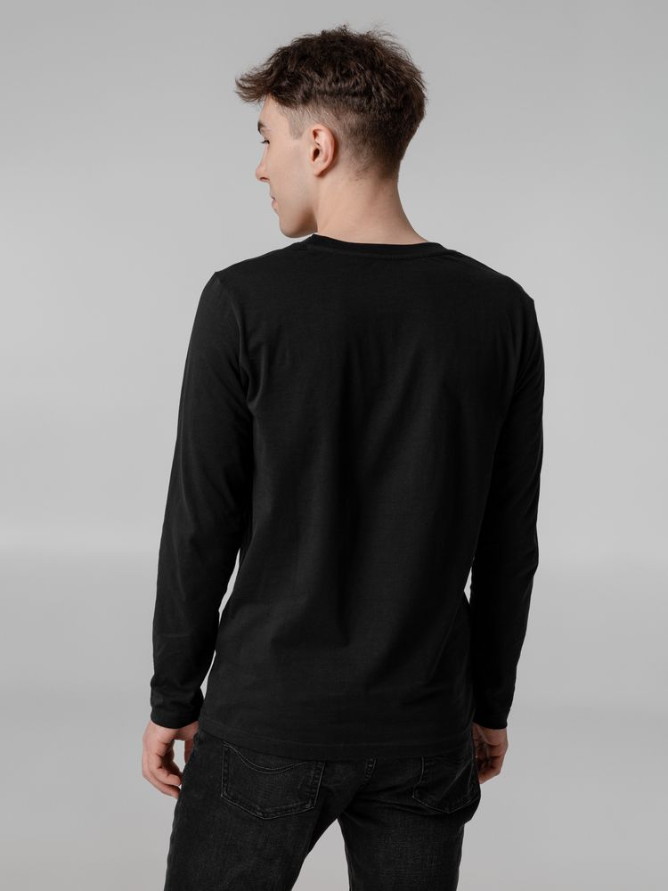 Футболка с длинным рукавом Lehta, черная — изображение 7