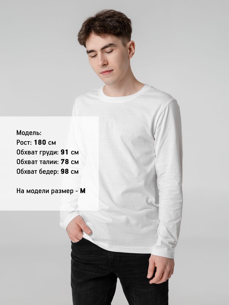 Футболка с длинным рукавом Lehta, белая — изображение 5