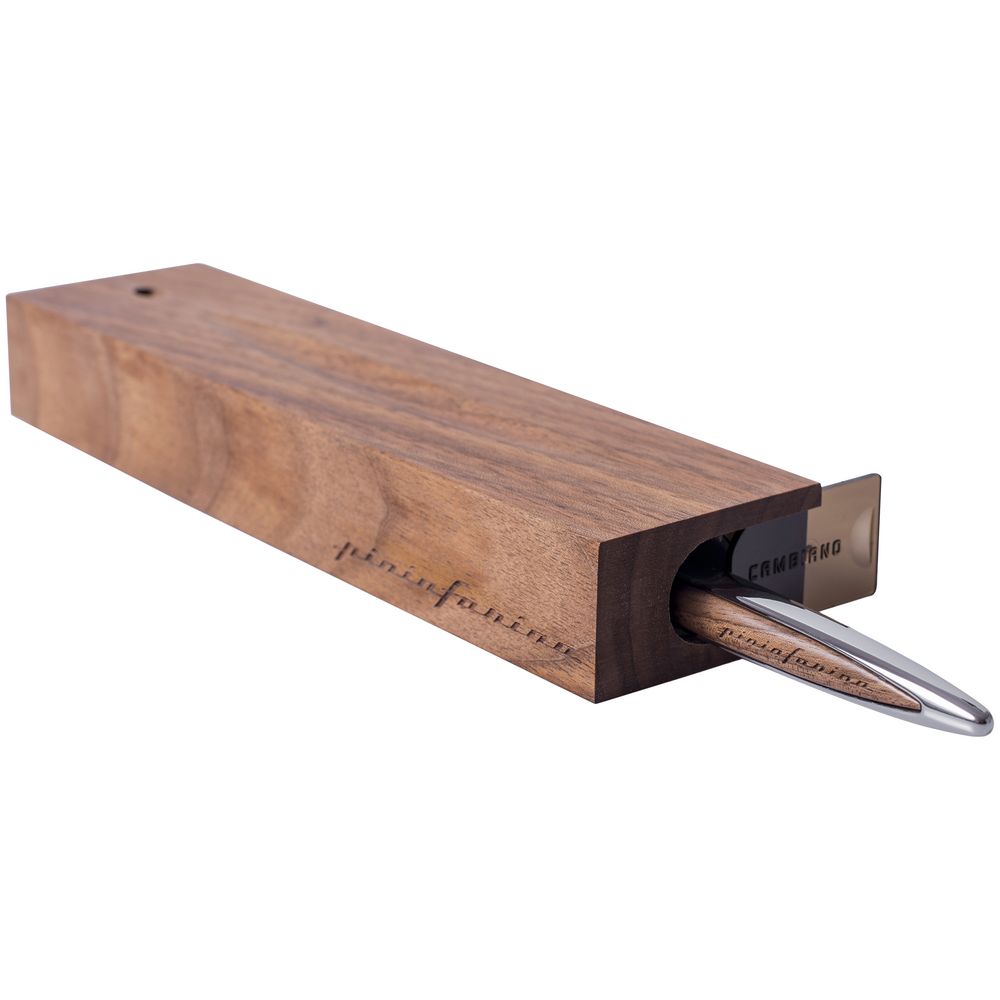 Шариковая ручка Cambiano Shiny Chrome Walnut — изображение 5