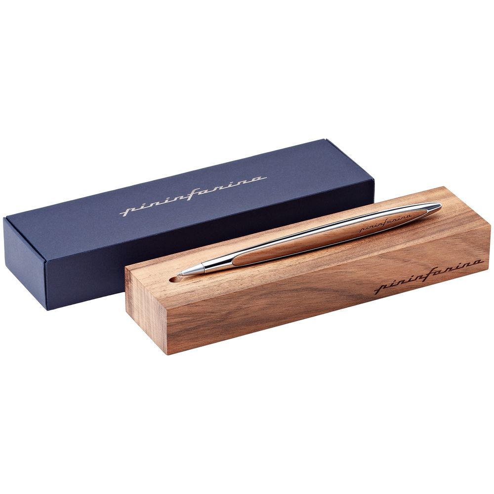 Шариковая ручка Cambiano Shiny Chrome Walnut — изображение 6