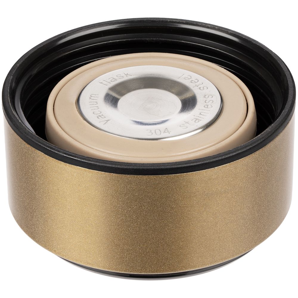 Смарт-бутылка с заменяемой батарейкой Long Therm, золотистая — изображение 4