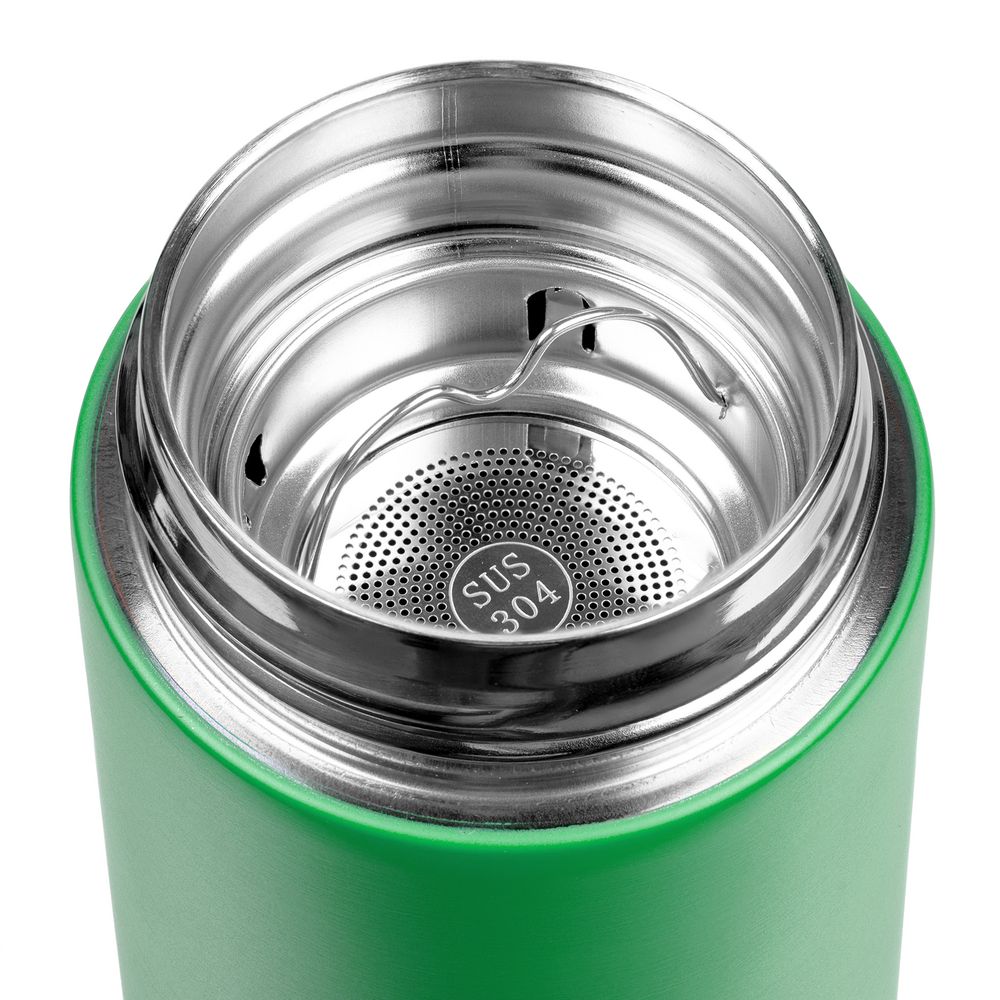 Смарт-бутылка с заменяемой батарейкой Long Therm, зеленая — изображение 5