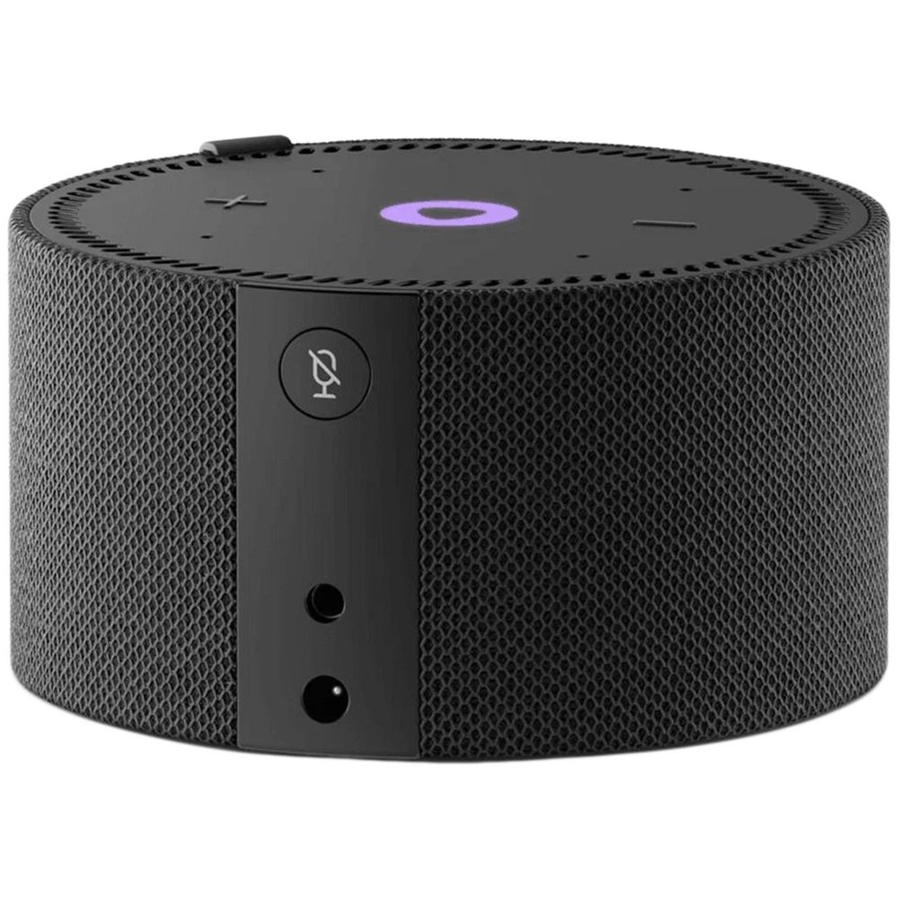 Умная колонка «Новая Яндекс Станция Мини» с часами, черная — изображение 3