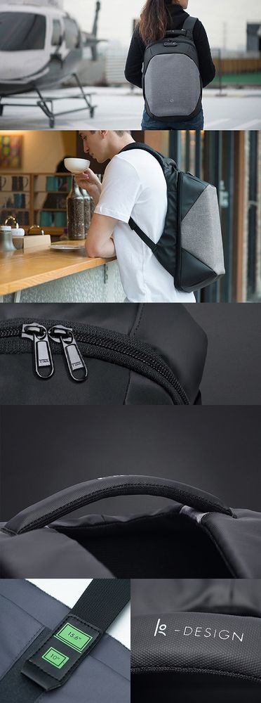 Рюкзак ClickPack Pro, черный с серым — изображение 17