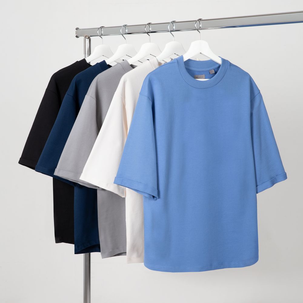 Футболка оверсайз унисекс Kosmos 2.0, кремовая — изображение 4