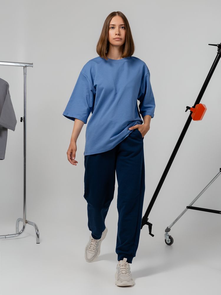 Футболка оверсайз унисекс Kosmos 2.0, кремовая — изображение 11