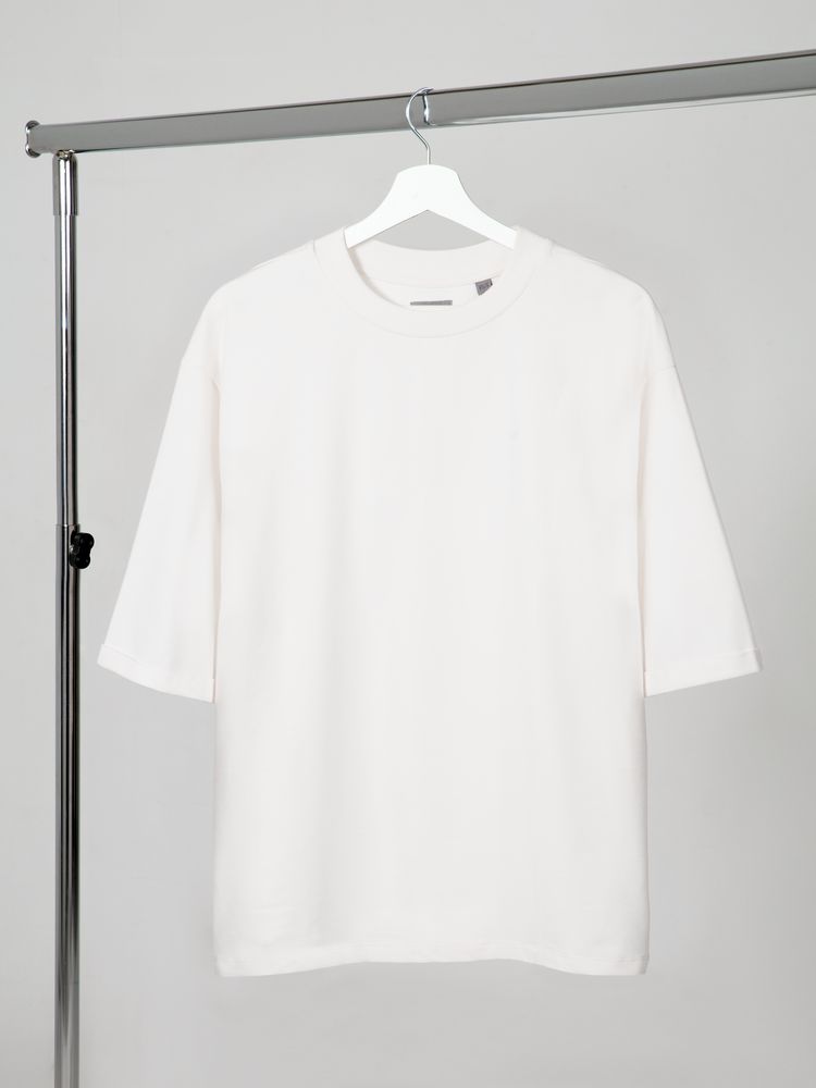 Футболка оверсайз унисекс Kosmos 2.0, кремовая — изображение 2