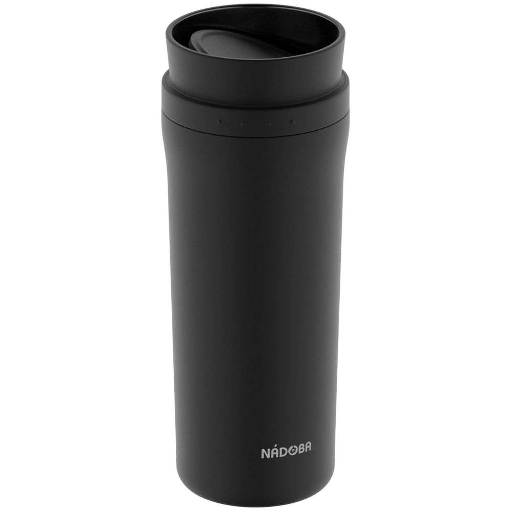 Термокружка Juta, черная — изображение 3