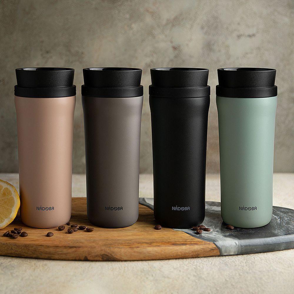 Термокружка Juta, черная — изображение 6