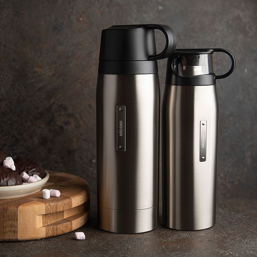 Термос Stela Duo, стальной — изображение 4