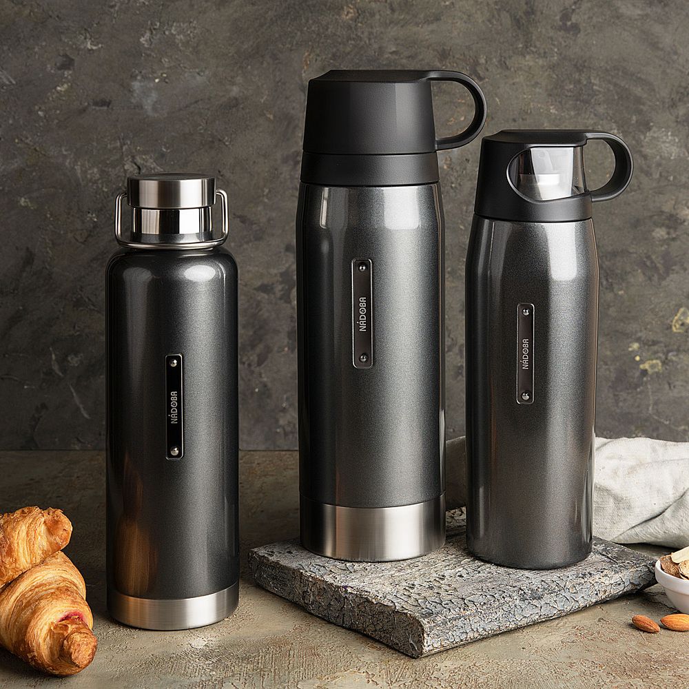 Термос Gven, темно-серый — изображение 4