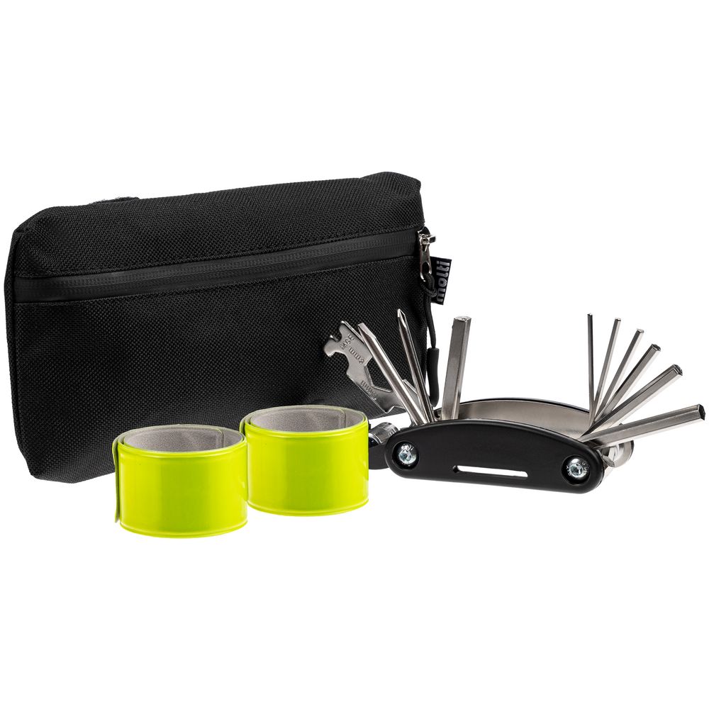 Набор велосипедиста BikeKit, малый, желтый неон — изображение 2