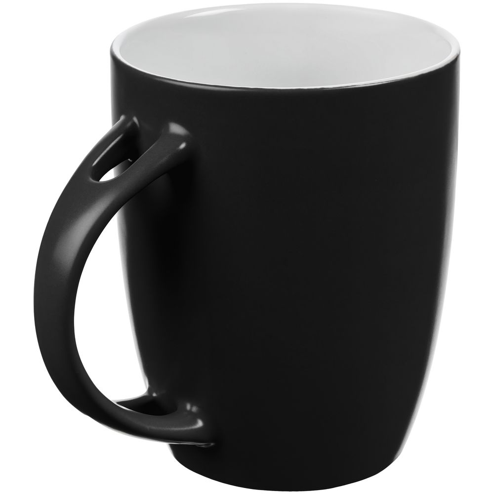 Кружка с ложкой Cheer Up, ver.2, черная — изображение 4