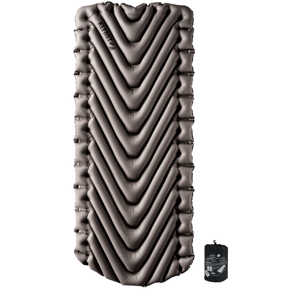 Надувной коврик Static V Luxe, серый — изображение 3