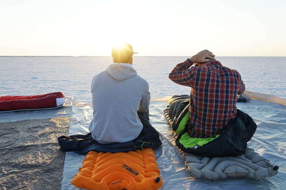 Надувной коврик Insulated Static V Lite, оранжевый — изображение 8