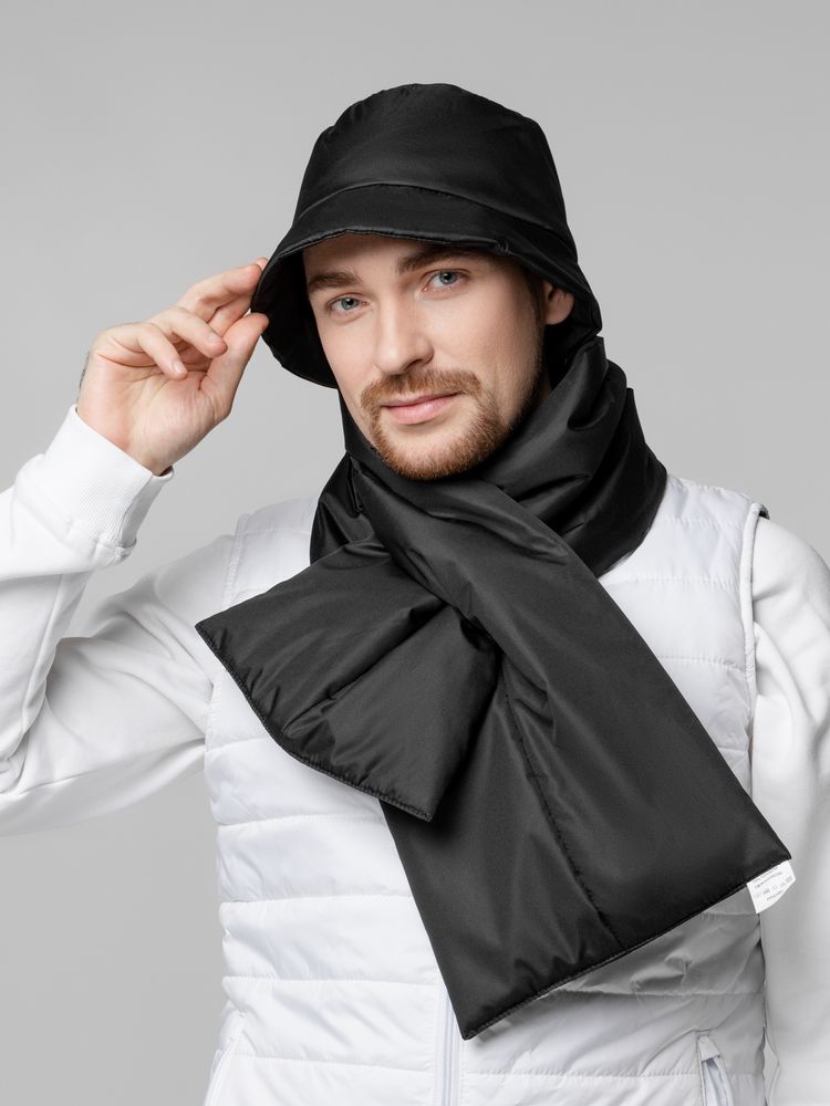 Шарф Shelter, черный — изображение 7