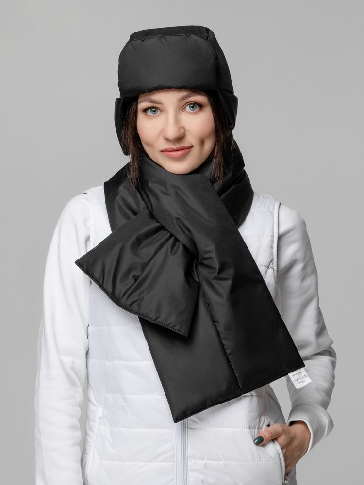 Шарф Shelter, черный — изображение 8