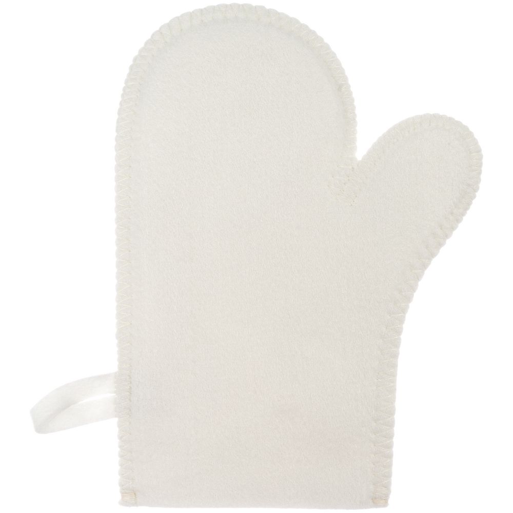 Банная рукавица Heat Off, белая — изображение 2