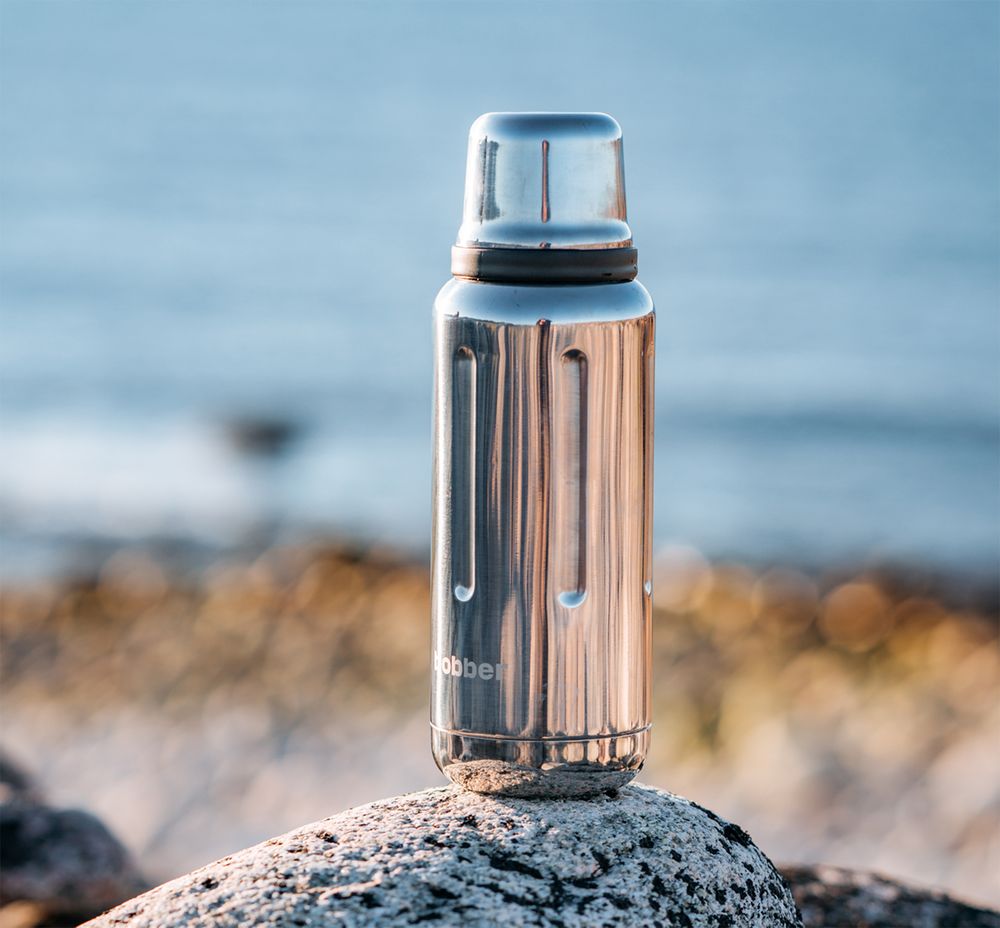 Термос Flask 1000, вакуумный, стальной зеркальный — изображение 7